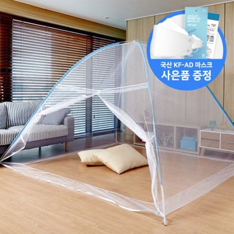 프리미엄 원터치 모기장 텐트-심플형 (1~2인용)