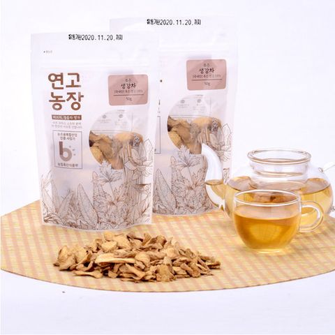 연고농장  볶음 생강차 50g+50g