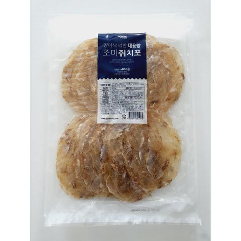 [ 롯데백화점 ][바다원] 양이 넉넉한 대용량 조미쥐치포(400g)