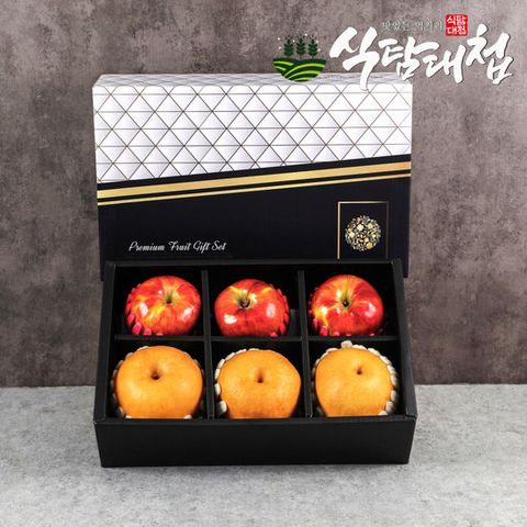 명절 선물세트 혼합세트1호 3.1kg (사과3과 배3과)