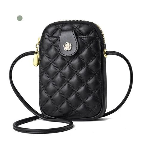 [프리티 글라라]미니 핸드폰 가방 크로스백 자석단추 폰가방 bag