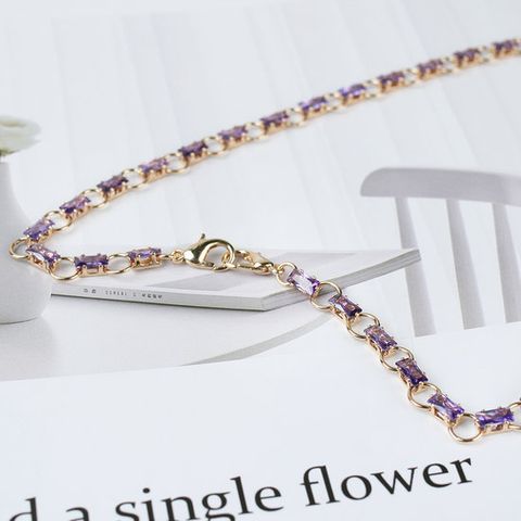 스와니 바이올렛 큐빅 마스크스트랩 (M001038C/Accessorie)