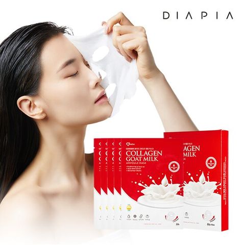 다이아피아 콜라겐 고트 밀크 앰플 마스크팩 5매입 /탄력/산양유