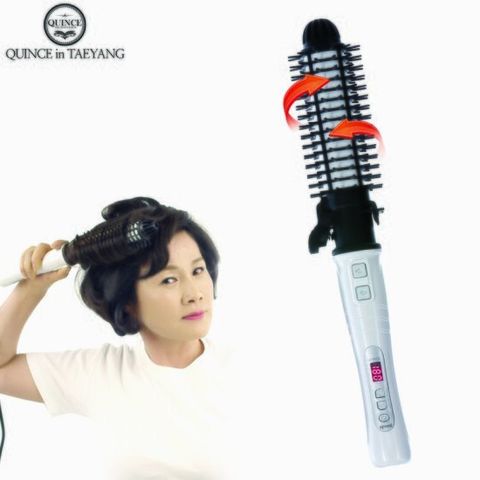 퀸스IN태양 오토롤링 브러쉬고데기 시즌1 자동회전 뽕 뿌리볼륨 볼륨웨이브 구르프 해외겸용