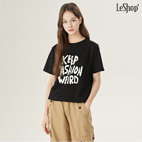 [르샵]라운드넥 크롭 반팔 티셔츠 (DO1LW035A)