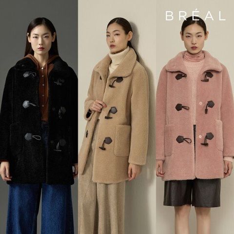 브리엘 FAUX 퍼 더플코트 [런칭 가격 99,900원]