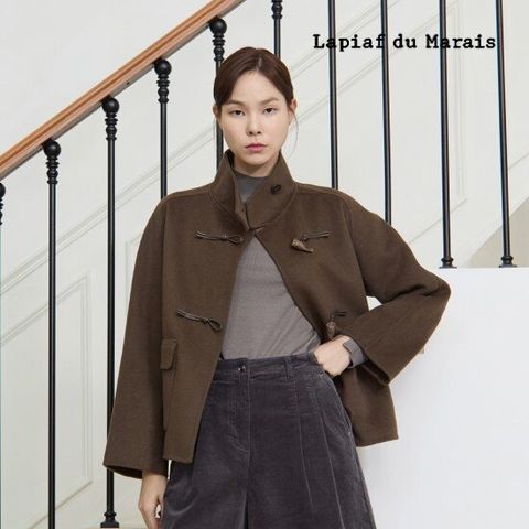 라삐아프 간절기 울 실크 하프 코트 1종 [런칭 가격 149,900원]
