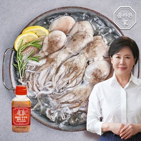 박정수의 올바른가 손질 통 주꾸미 3kg(100미)+매콤볶먹소스