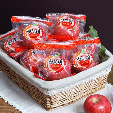 [산들네] 25년 햇 껍질째 먹는 경북 세척 꼬마사과 3kg 18-22과내