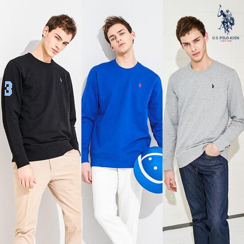 [US.POLO.ASSN] USPA 남성 USA코튼 맨투맨 3종