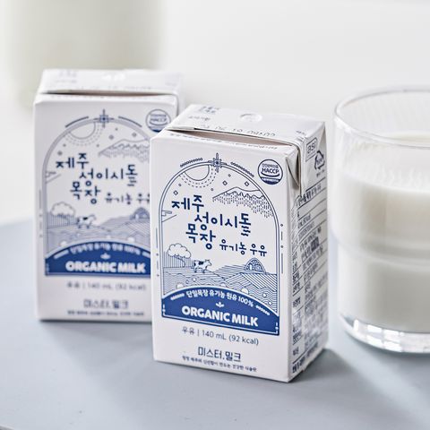 [48팩]제주 성이시돌 목장 유기농 멸균우유세트 (140mlx48개입)