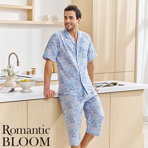 [단품][신영와코루]2026 로맨틱블룸 인견 파자마 1SET(2종) (남성)