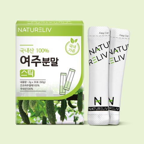 네이쳐리브 국내산 여주 분말 가루 스틱