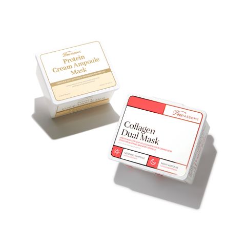 [밀도+탄력] 듀어썸 더블 구성 (단백질 앰플 마스크 1개 + 콜라겐 듀얼 마스크 1개)
