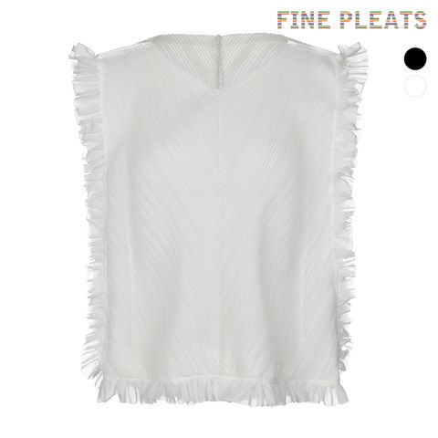 [FINE PLEATS] 피네 플리츠 슈슈 민소매 탑 [2컬러]