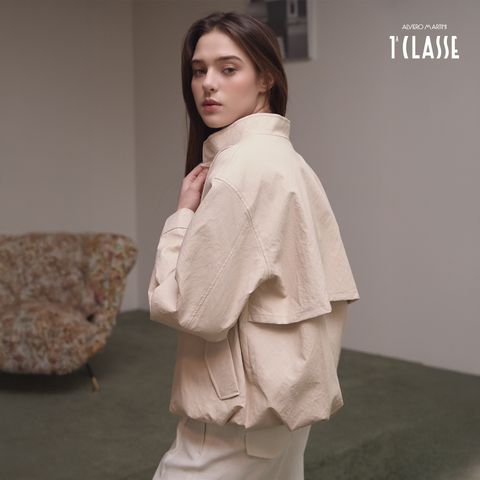 [26SS 최신상] 프리마클라쎄 FAUX 레더 트렌치 점퍼 1종