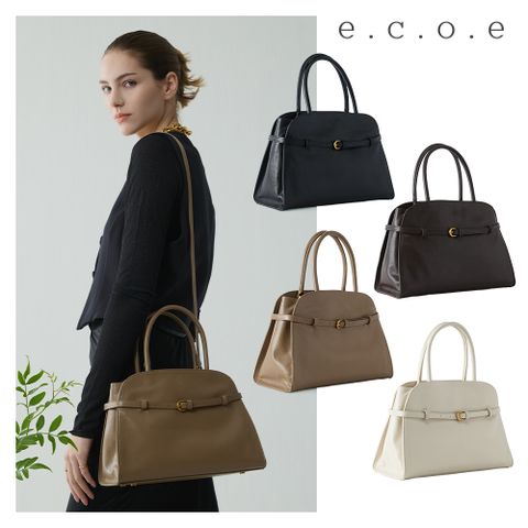 (미리주문)[e.c.o.e] 에코에 헤리티지 천연소가죽 버클백
