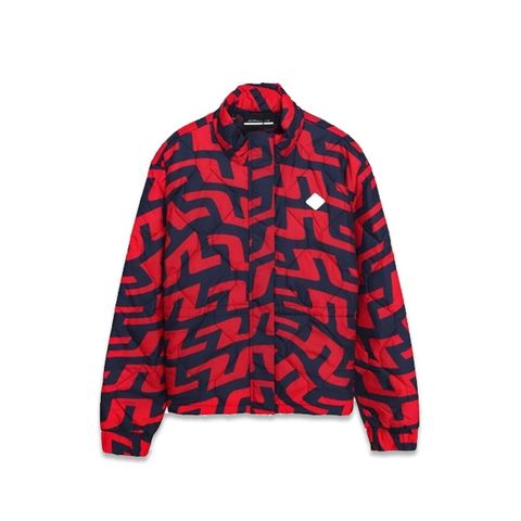 제이린드버그 여성 패디드 자켓 프린트 자켓 GWOW07123