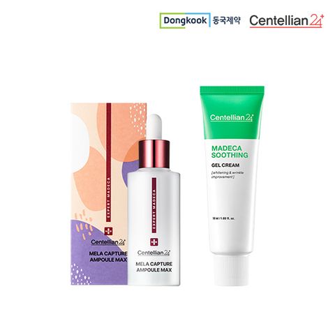 [센텔리안24] 동국제약 마데카 멜라캡처앰플맥스 45ml 1개 + 마데카 수딩젤크림 50ml 1개
