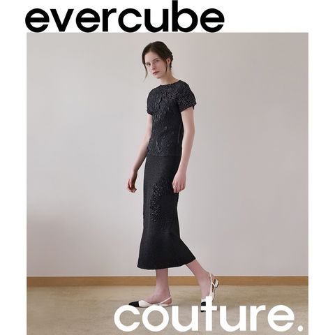 [에바큐브 Couture] 블룸 G플리츠 스커트