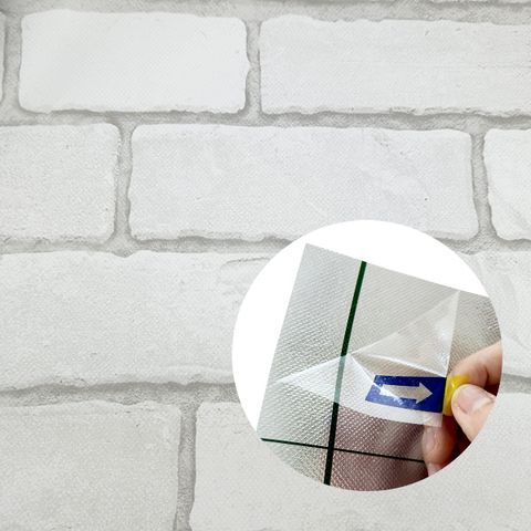 제이오마켓 셀프시공 스마트 벽지 라이트 클래식 벽돌 1mX10m +할인쿠폰