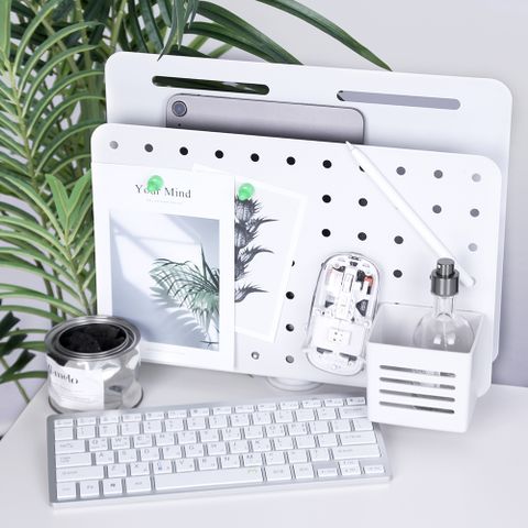 엔산마운트 PEG-LAPTOP 페그보드 회전형 노트북꽂이 책상타공판 보드 악세서리