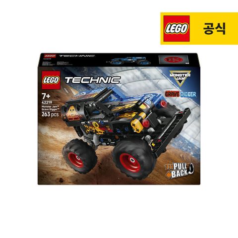 레고 테크닉 42219 Monster Jam™ Grave Digger™ 파이어 앤 아이스 [레고공식]