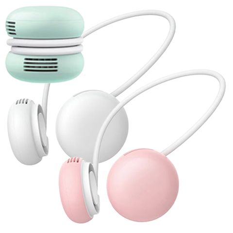 쭉 착 에어컨 넥 선풍기 휴대용 넥풍기 2세트