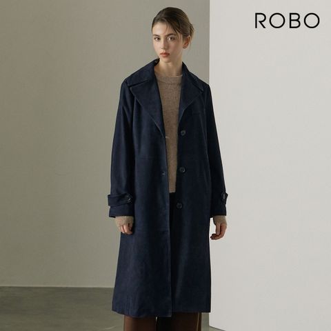 [ROBO] 로보 스웨이드 트렌치 코트 1종