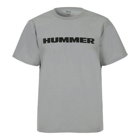 험머 남성 H1 시그니처 로고 쿨 반팔 티셔츠 라이트 그레이