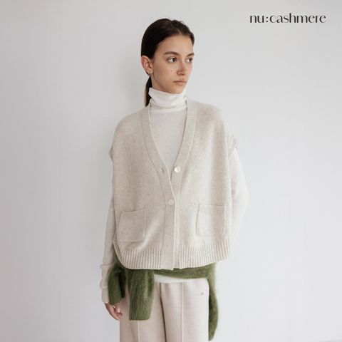 [런칭가 189000원]누캐시미어 25FW 캐시미어 헤비게이지 모닐리베스트