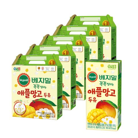 베지밀 애플망고두유 190mlx80팩