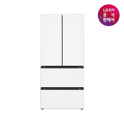 LG 디오스 AI 오브제컬렉션 김치냉장고 491L 에센스화이트 4도어 [Z495MQQ212]