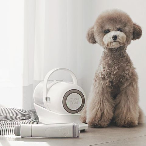 럽마이펫 스마트 진공미용기(미는즉시 털을 꿀꺽 5 in 1 스마트진공미용기 럽마이펫 강아지 고양이 이발기)