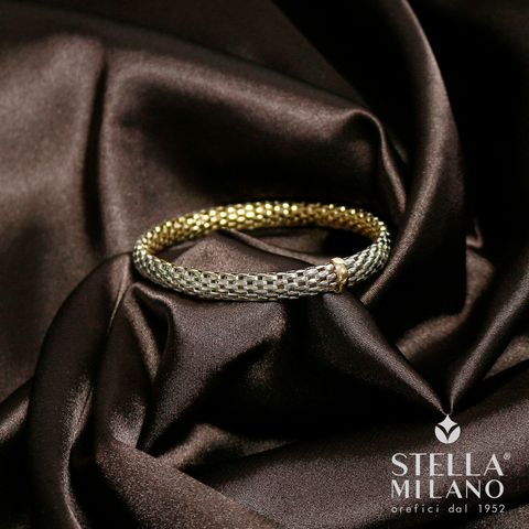 스텔라밀라노 18K EXTENSA 투톤 리버시블 팔찌