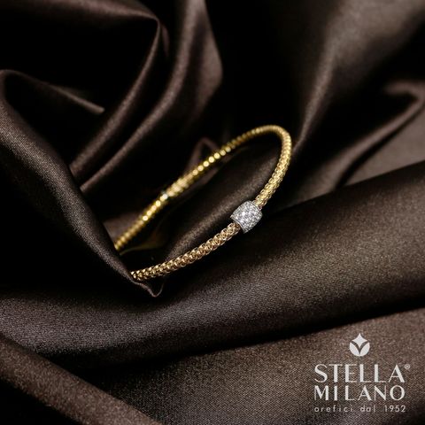 스텔라밀라노 18K EXTENSA 파베 론델 팔찌