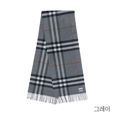 {버버리} 체크 캐시미어 머플러