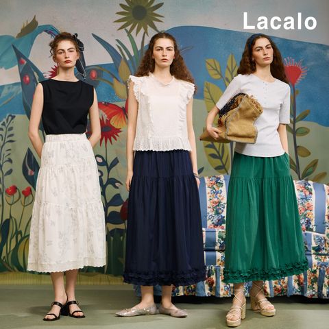 [Lacalo] 라칼로 25SS 티어드 스커트 2종
