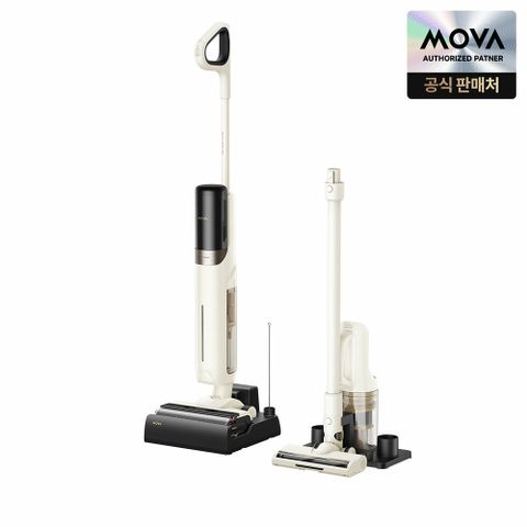 모바 K30 Mix 무선 물걸레 청소기 스마트오염감지 자동세척 열풍건조 수평청소