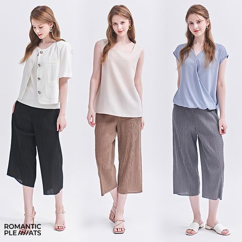 [신영와코루] 플리츠 여름 팬츠