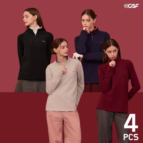 르까프 26FW 플리스 반집업 티셔츠 4종 여성용