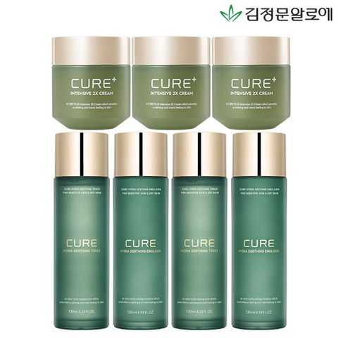 [김정문알로에] 기초 풀세트 (2X크림 3개+토너2개+에멀전2개)