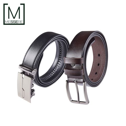 (미리주문) [MESSERE] 메세르 천연 소가죽 벨트 1+1(정장용+캐쥬얼용)