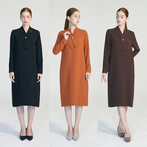 [La RACEE CHIC] 라라쎄시크 여성 펄 타이 원피스 1종