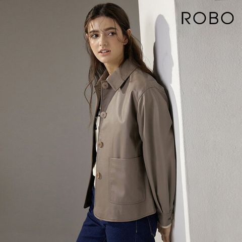 [최초기획가 299000원/ROBO] 로보 스페인 램스킨 레더 재킷