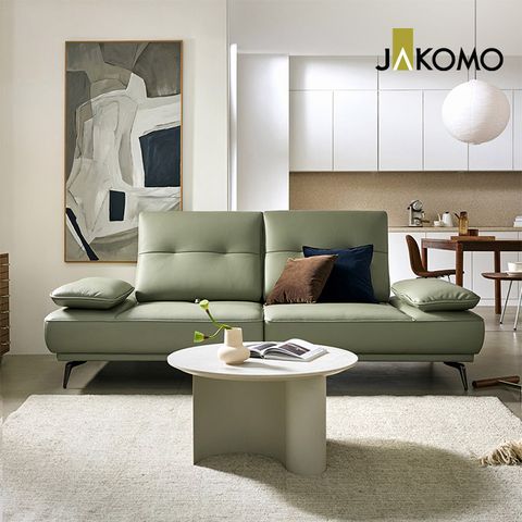 [자코모] 라파 스윙 3인 기능.성 럭스 통가죽 천연면피 소가죽 소파