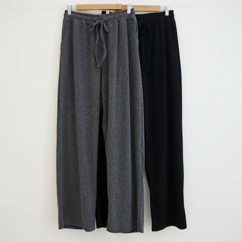 빅사이즈사랑해요 K402L209 슬림와이드골지팬츠 ZY