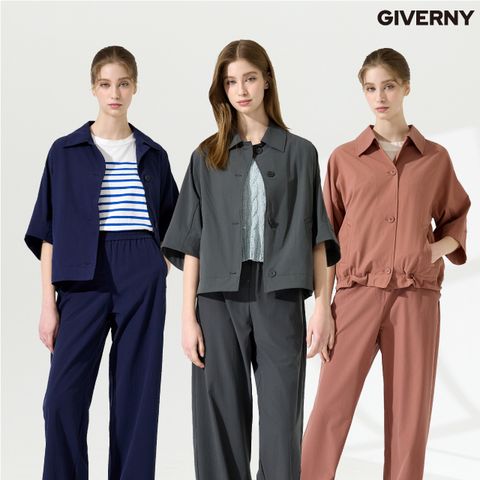 [GIVERNY] 지베르니 썸머 셋업 2종(자켓1종 팬츠1종) (G26)