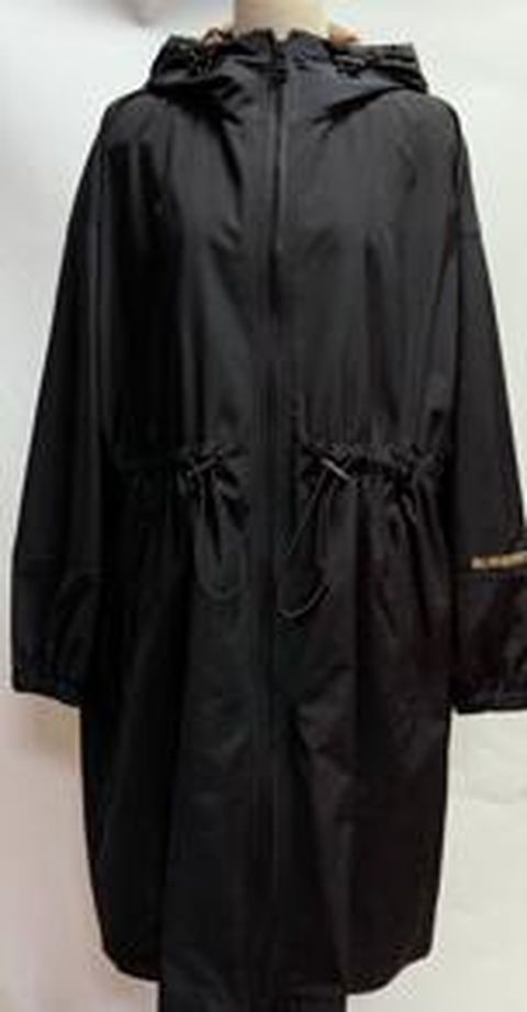 버버리 후드 모던 롱 윈드브레이커