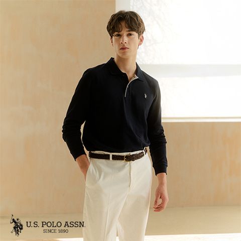 [U.S. POLO ASSN.] USPA 남성 26SS PQ 카라티셔츠 단품